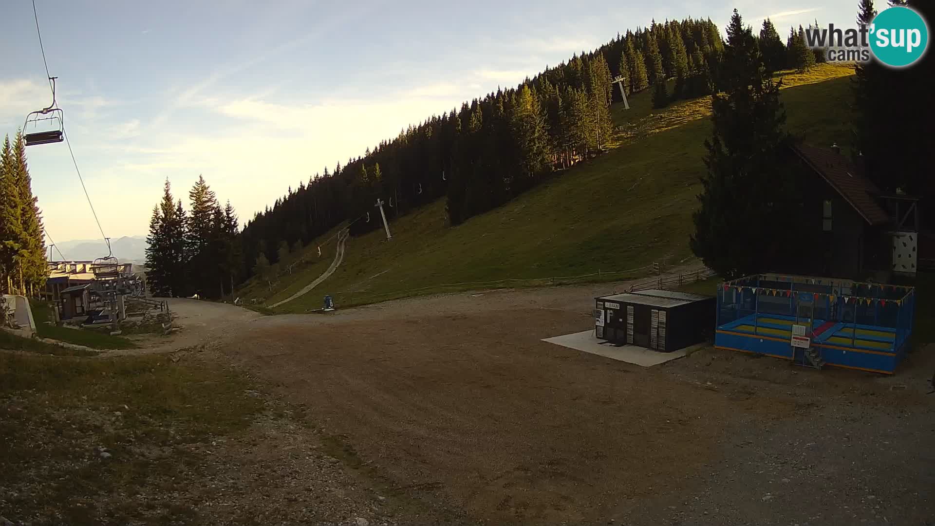 GOLTE Ski resort live webcam – view to Medvedjak – Slovenia