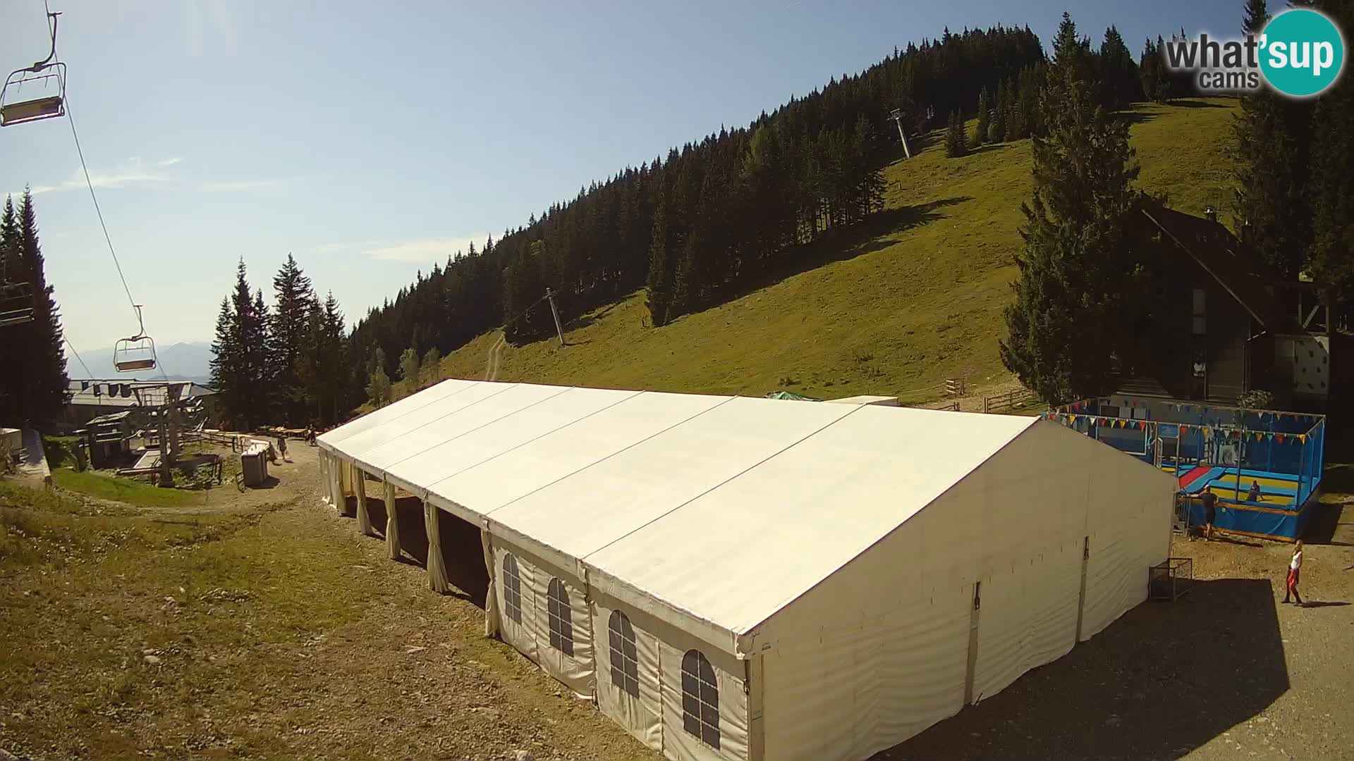 Cámara web en vivo de la estación de esquí GOLTE – vista a Medvedjak – Eslovenia