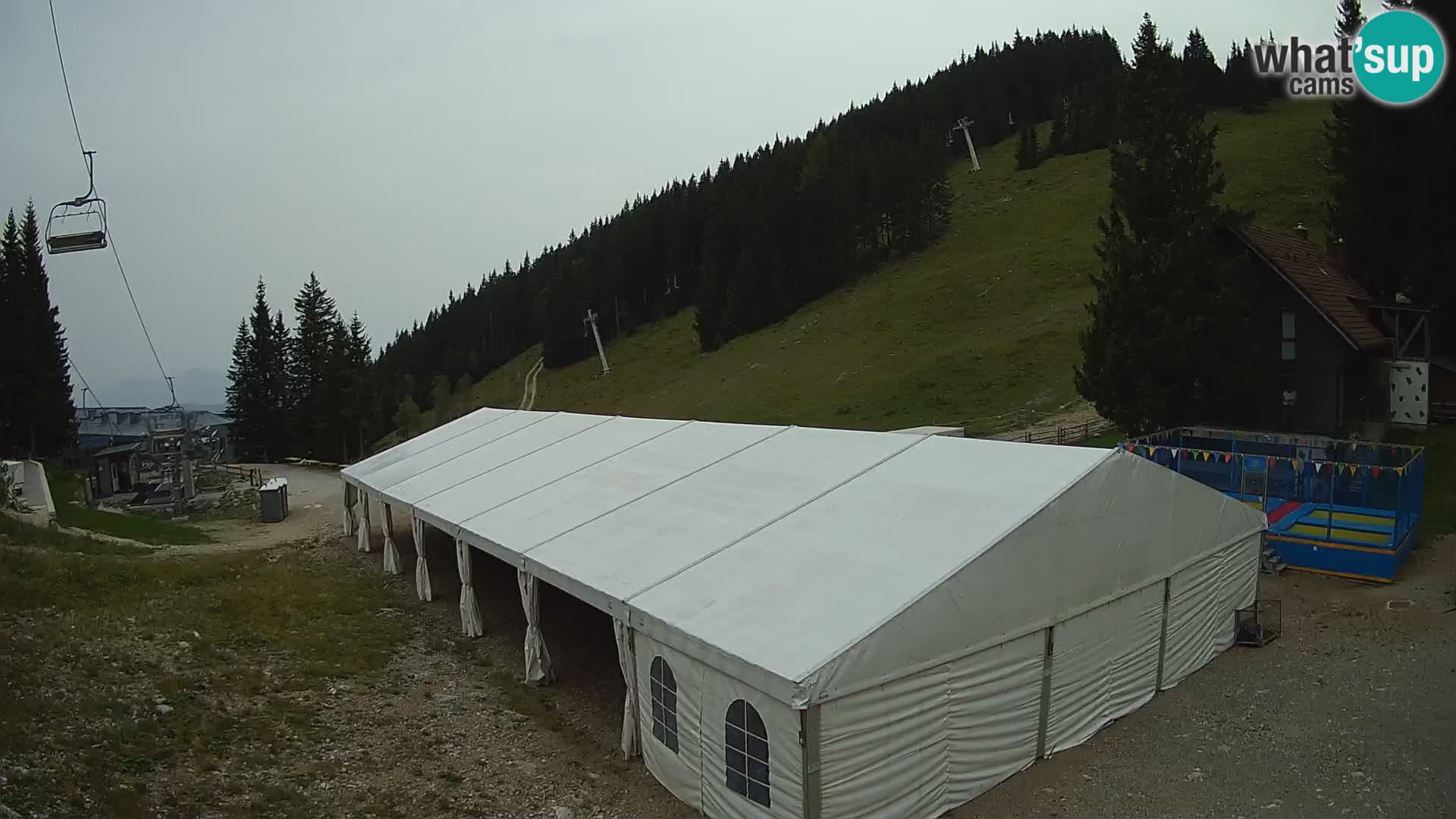 Webcam en direct de la station de ski de GOLTE – vue sur Medvedjak – Slovénie
