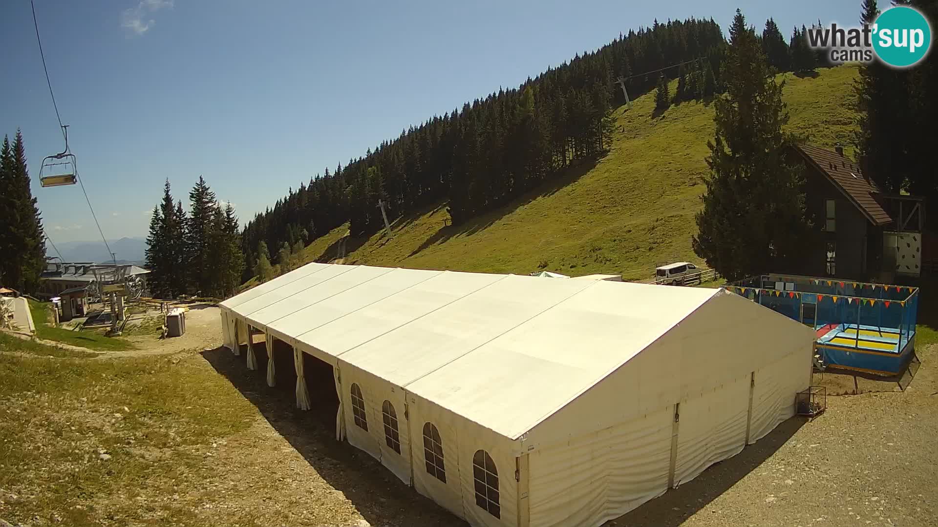 GOLTE Ski resort live webcam – view to Medvedjak – Slovenia