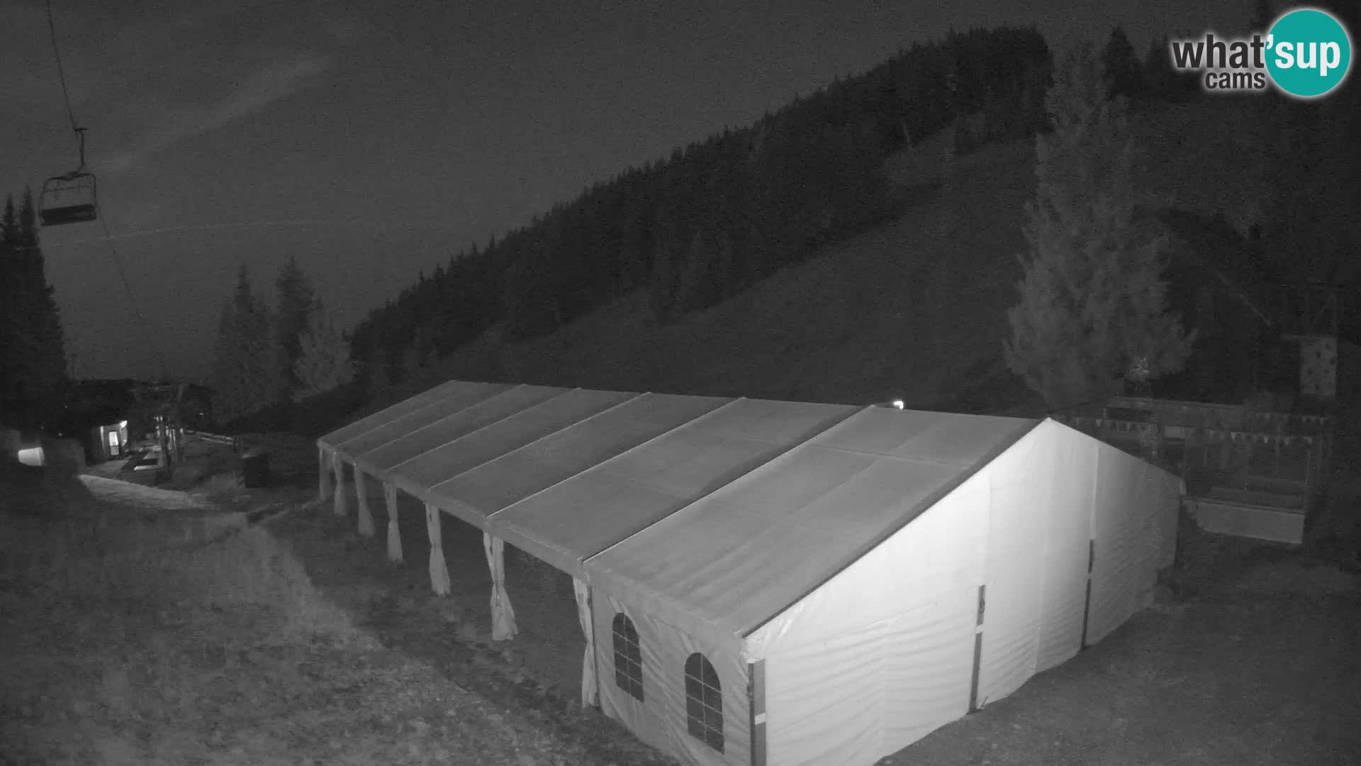 GOLTE Ski resort live webcam – view to Medvedjak – Slovenia