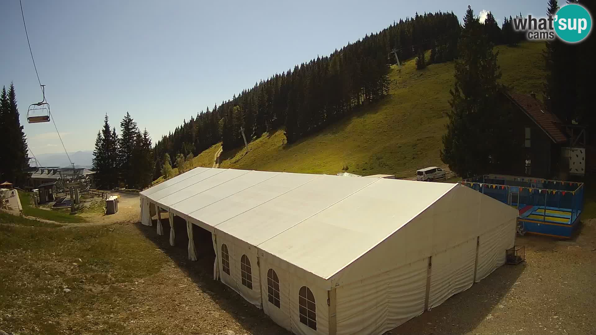 GOLTE Ski resort live webcam – view to Medvedjak – Slovenia