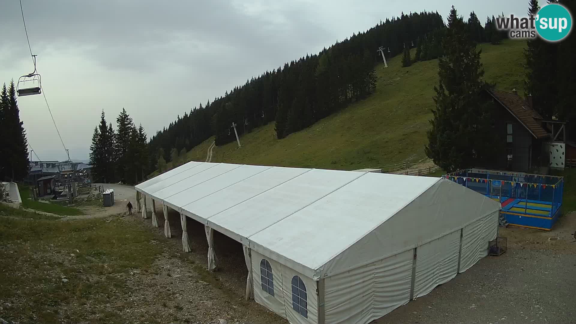 GOLTE Ski resort live webcam – view to Medvedjak – Slovenia