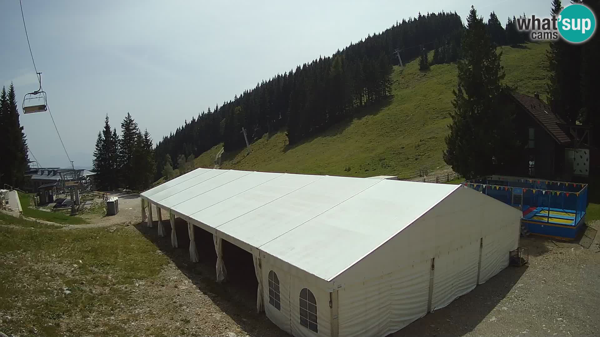 GOLTE Ski resort live webcam – view to Medvedjak – Slovenia