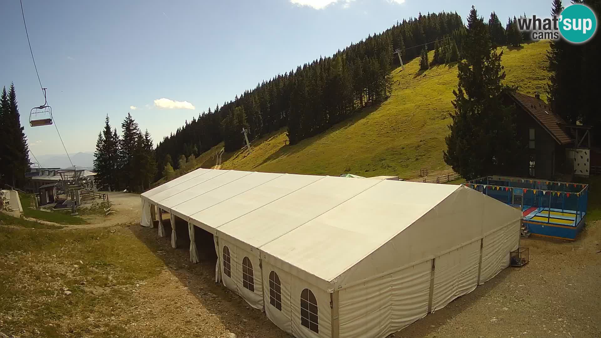 Webcam en direct de la station de ski de GOLTE – vue sur Medvedjak – Slovénie