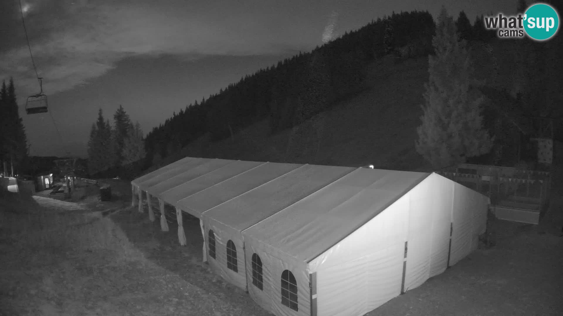 GOLTE skijalište web kamera – pogled na Medvedjak – Slovenija