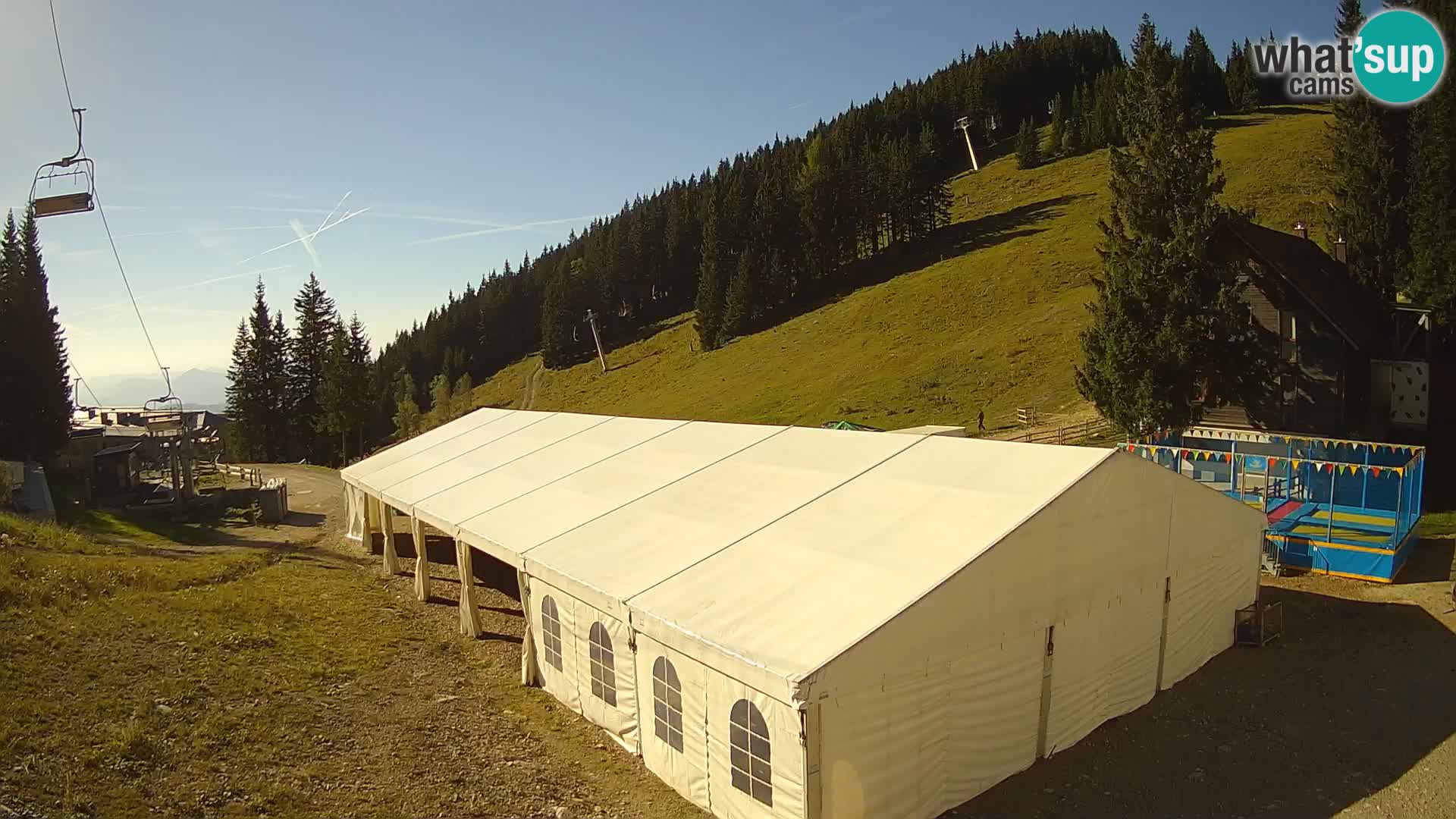 GOLTE Ski resort live webcam – view to Medvedjak – Slovenia