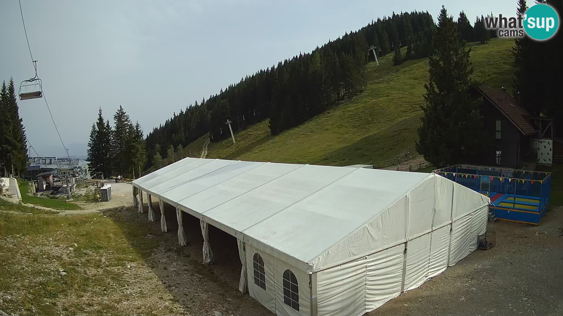 GOLTE Ski resort live webcam – view to Medvedjak – Slovenia