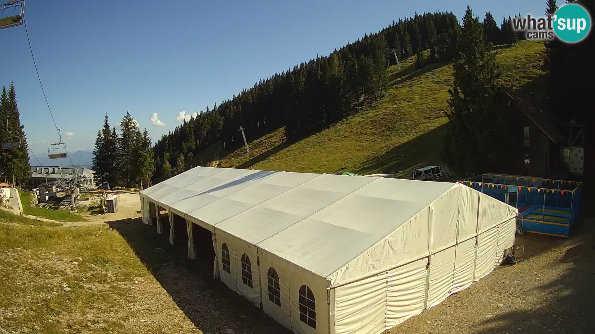 Webcam en direct de la station de ski de GOLTE – vue sur Medvedjak – Slovénie