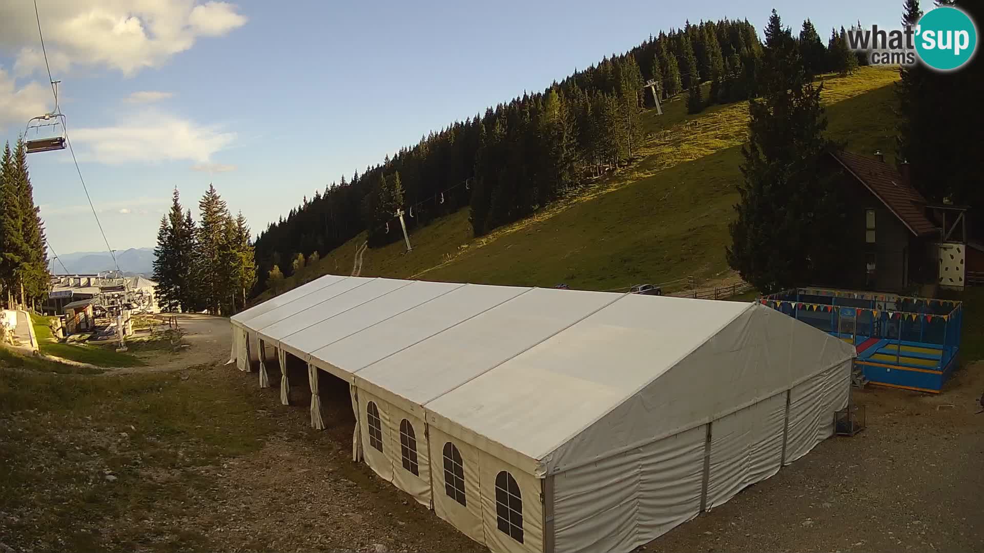 Webcam en direct de la station de ski de GOLTE – vue sur Medvedjak – Slovénie