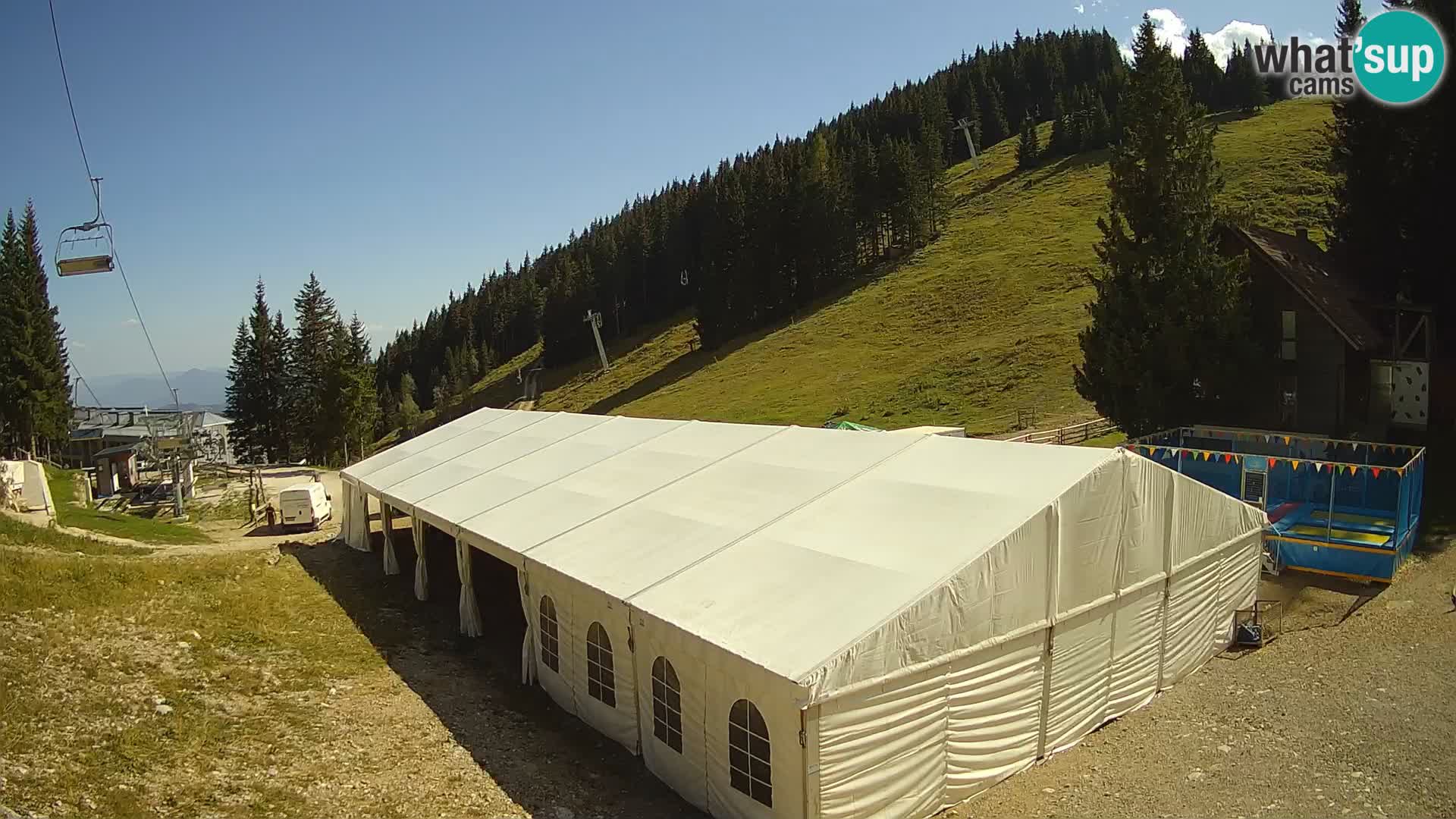Webcam en direct de la station de ski de GOLTE – vue sur Medvedjak – Slovénie