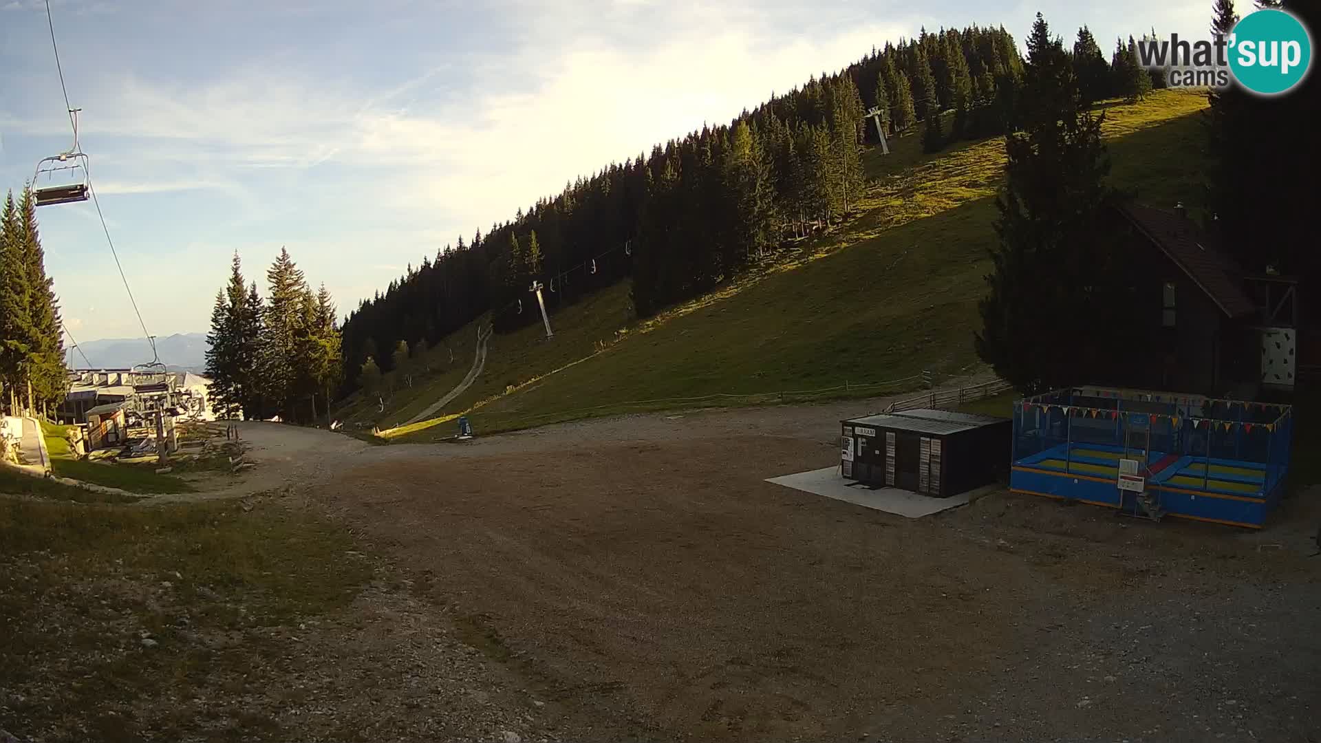 GOLTE Ski resort live webcam – view to Medvedjak – Slovenia