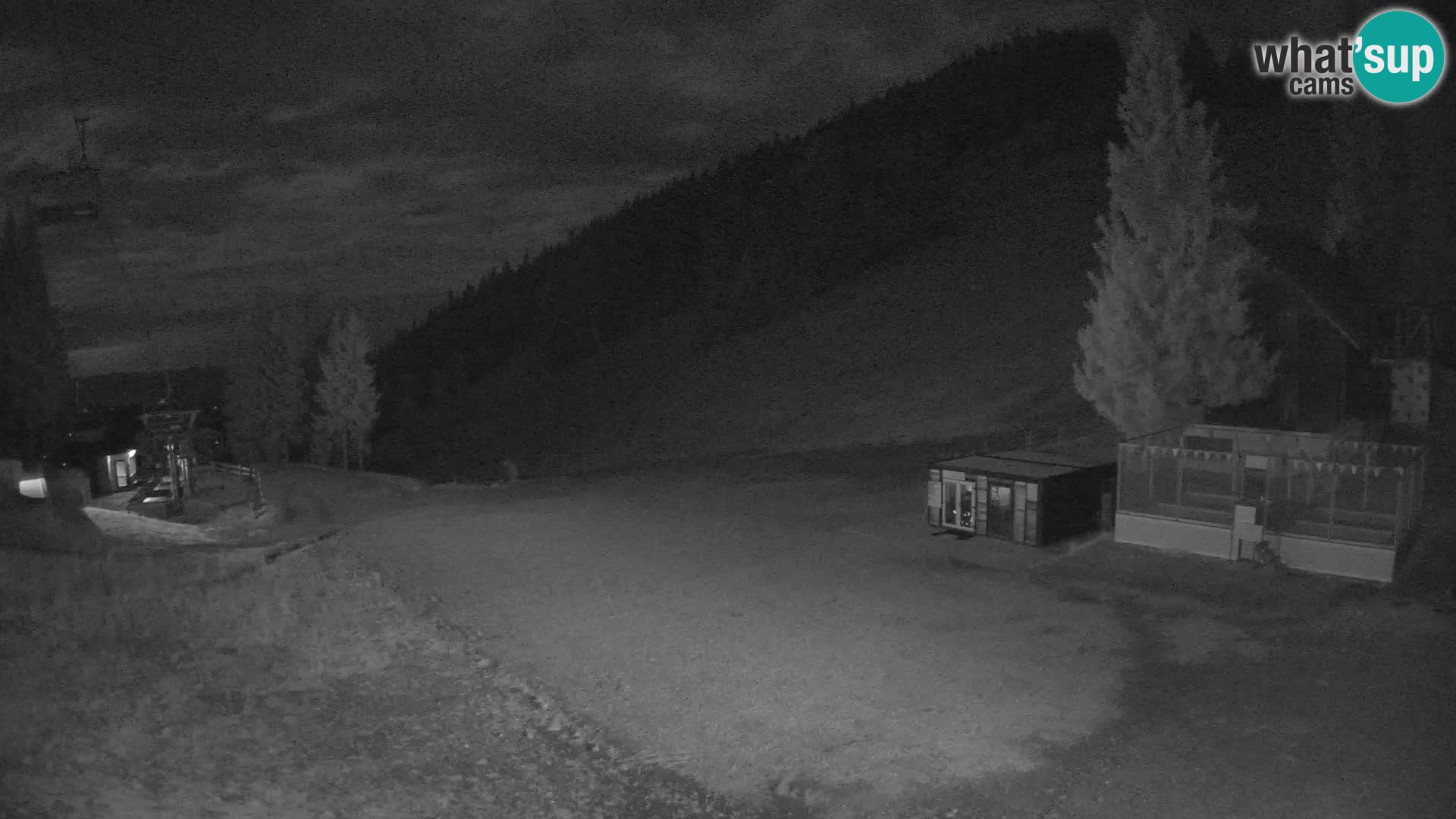 Spletna kamera smučišča GOLTE v živo – pogled na Medvedjak