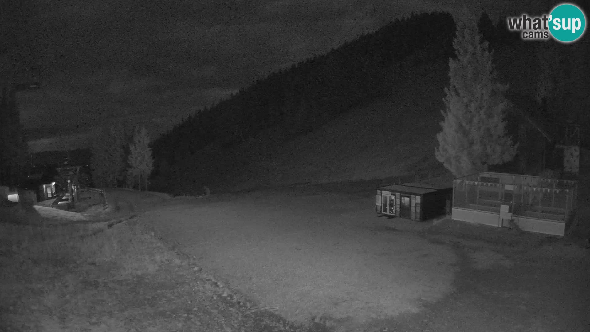 Spletna kamera smučišča GOLTE v živo – pogled na Medvedjak