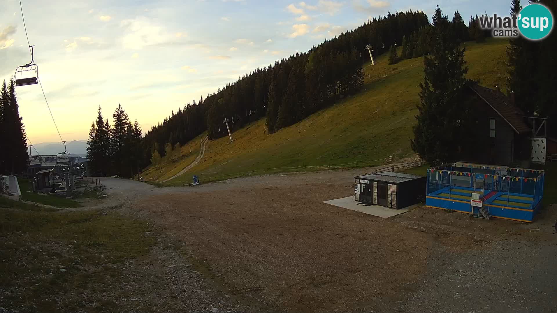 GOLTE Ski resort live webcam – view to Medvedjak – Slovenia