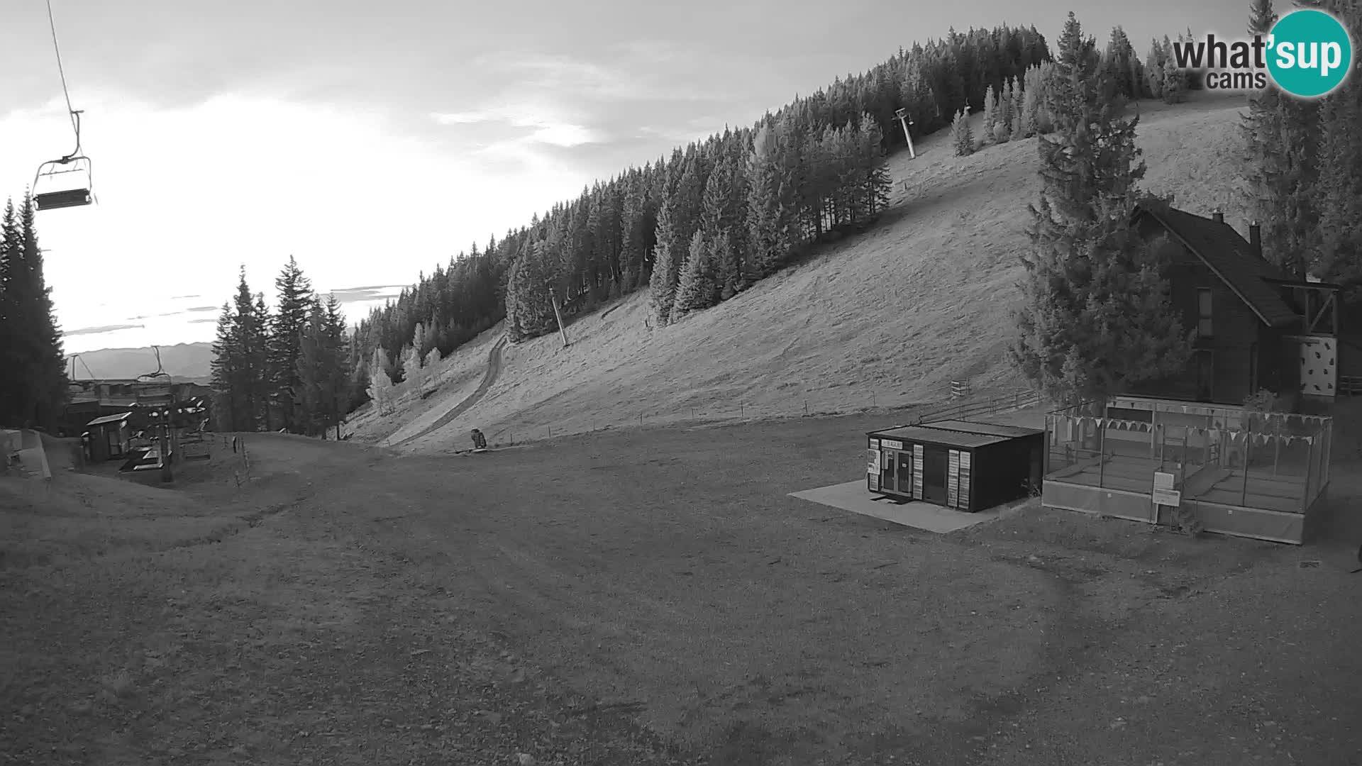 Cámara web en vivo de la estación de esquí GOLTE – vista a Medvedjak – Eslovenia