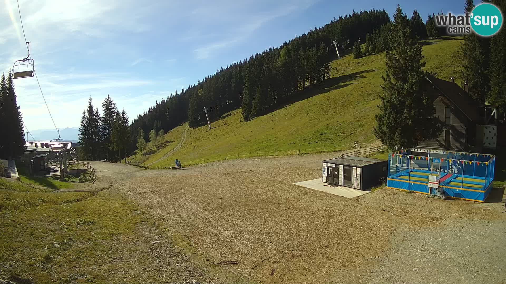 GOLTE skijalište web kamera – pogled na Medvedjak – Slovenija