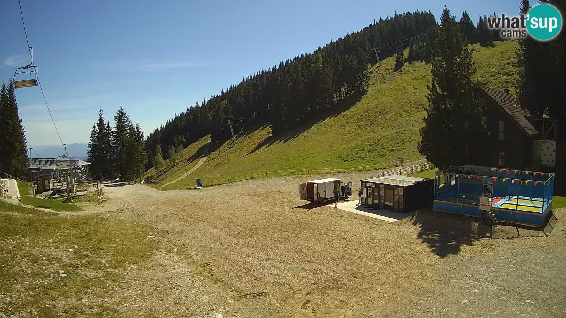 Cámara web en vivo de la estación de esquí GOLTE – vista a Medvedjak – Eslovenia