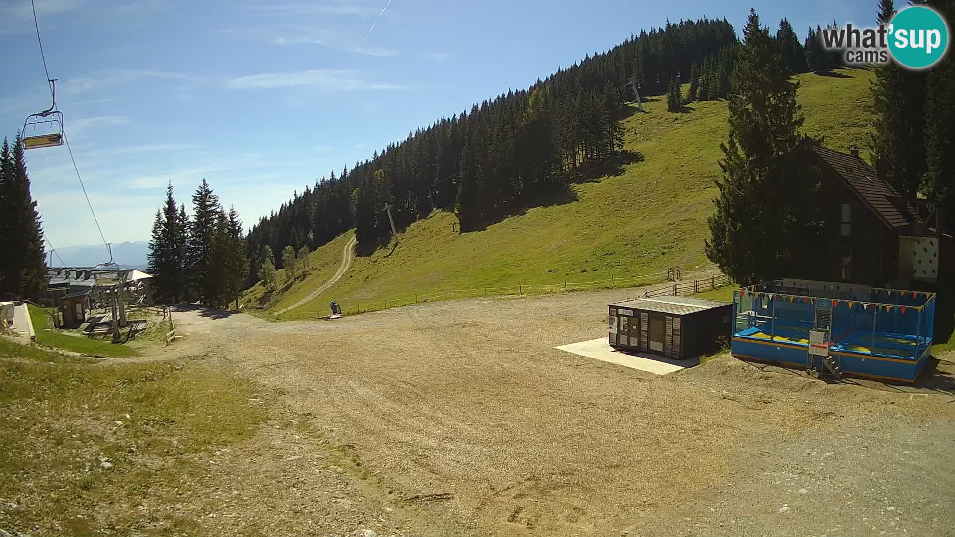 Cámara web en vivo de la estación de esquí GOLTE – vista a Medvedjak – Eslovenia