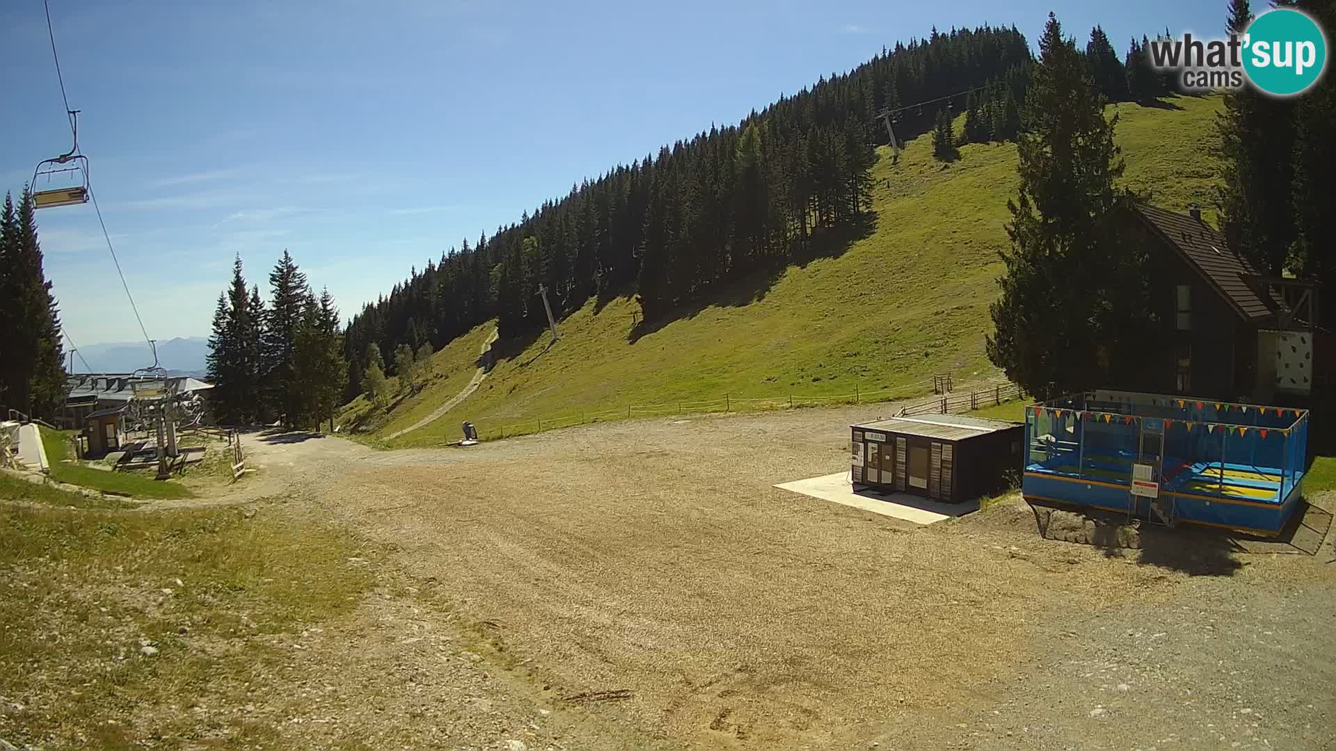 GOLTE skijalište web kamera – pogled na Medvedjak – Slovenija