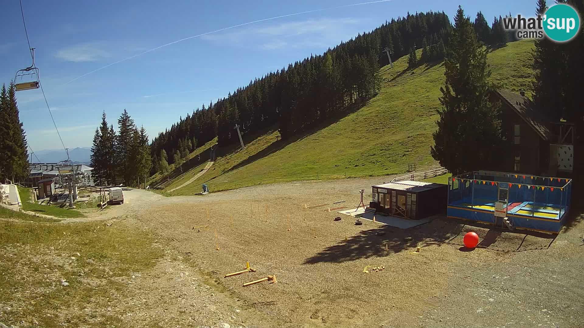 GOLTE skijalište web kamera – pogled na Medvedjak – Slovenija