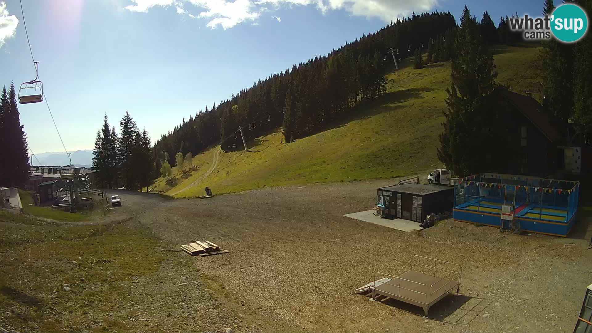 GOLTE skijalište web kamera – pogled na Medvedjak – Slovenija