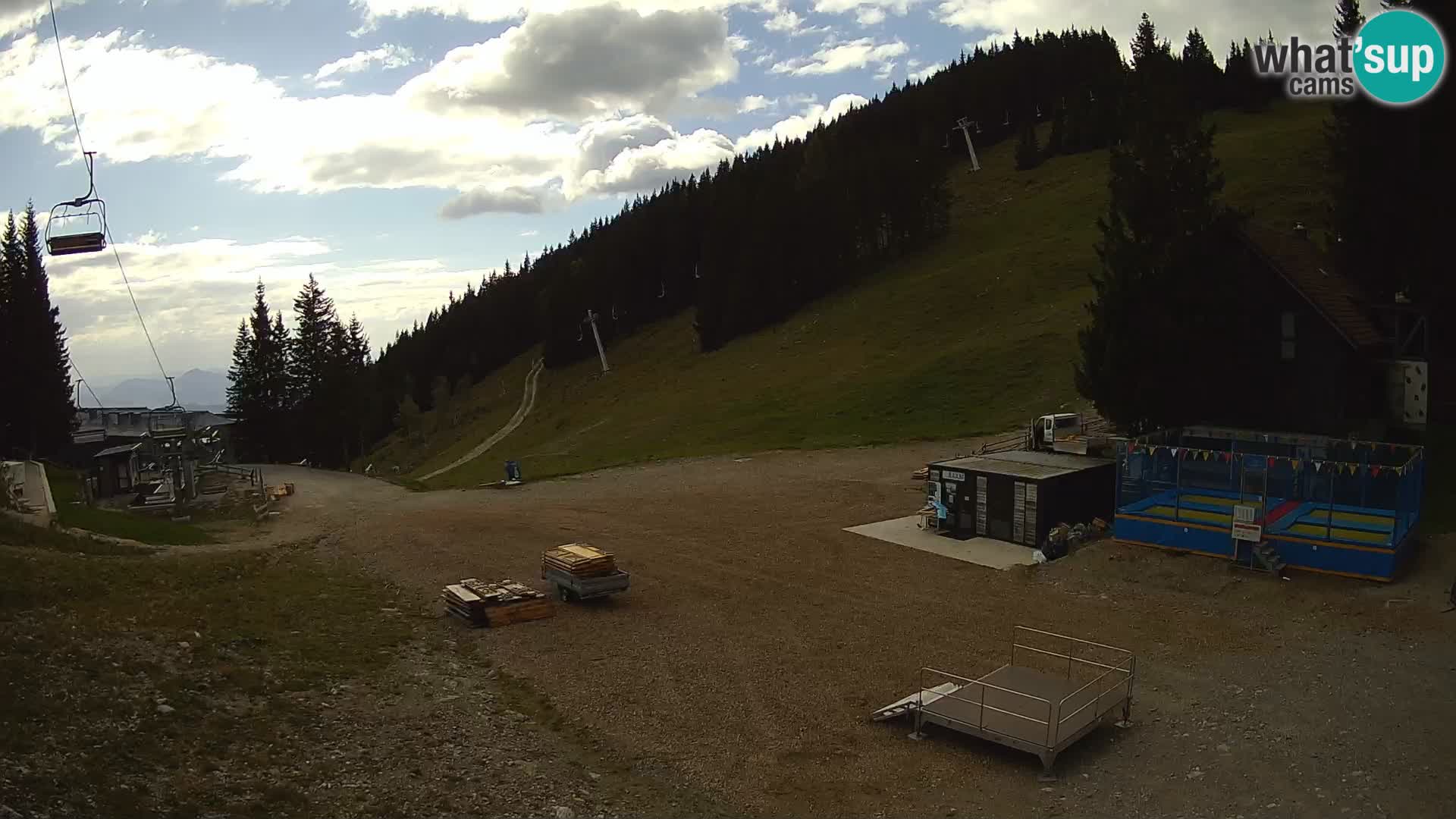 Cámara web en vivo de la estación de esquí GOLTE – vista a Medvedjak – Eslovenia