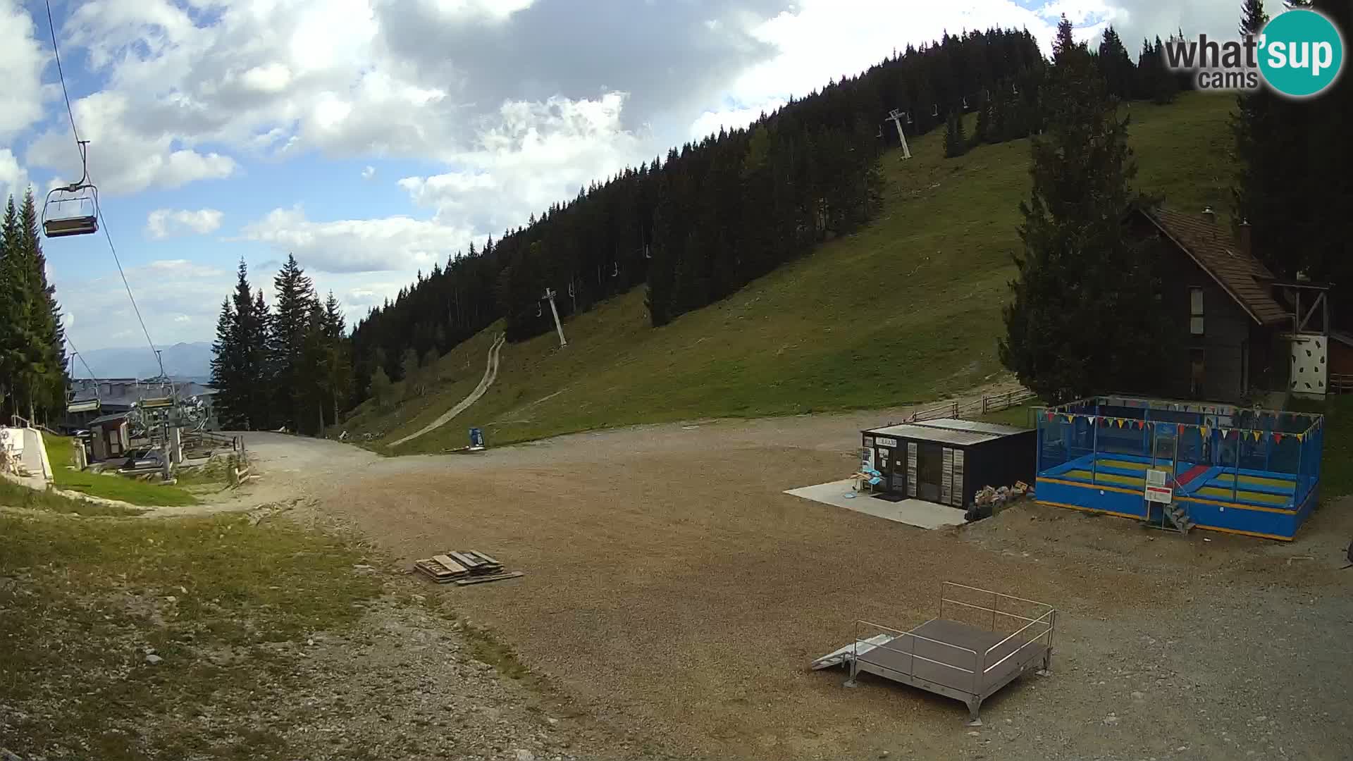 Cámara web en vivo de la estación de esquí GOLTE – vista a Medvedjak – Eslovenia