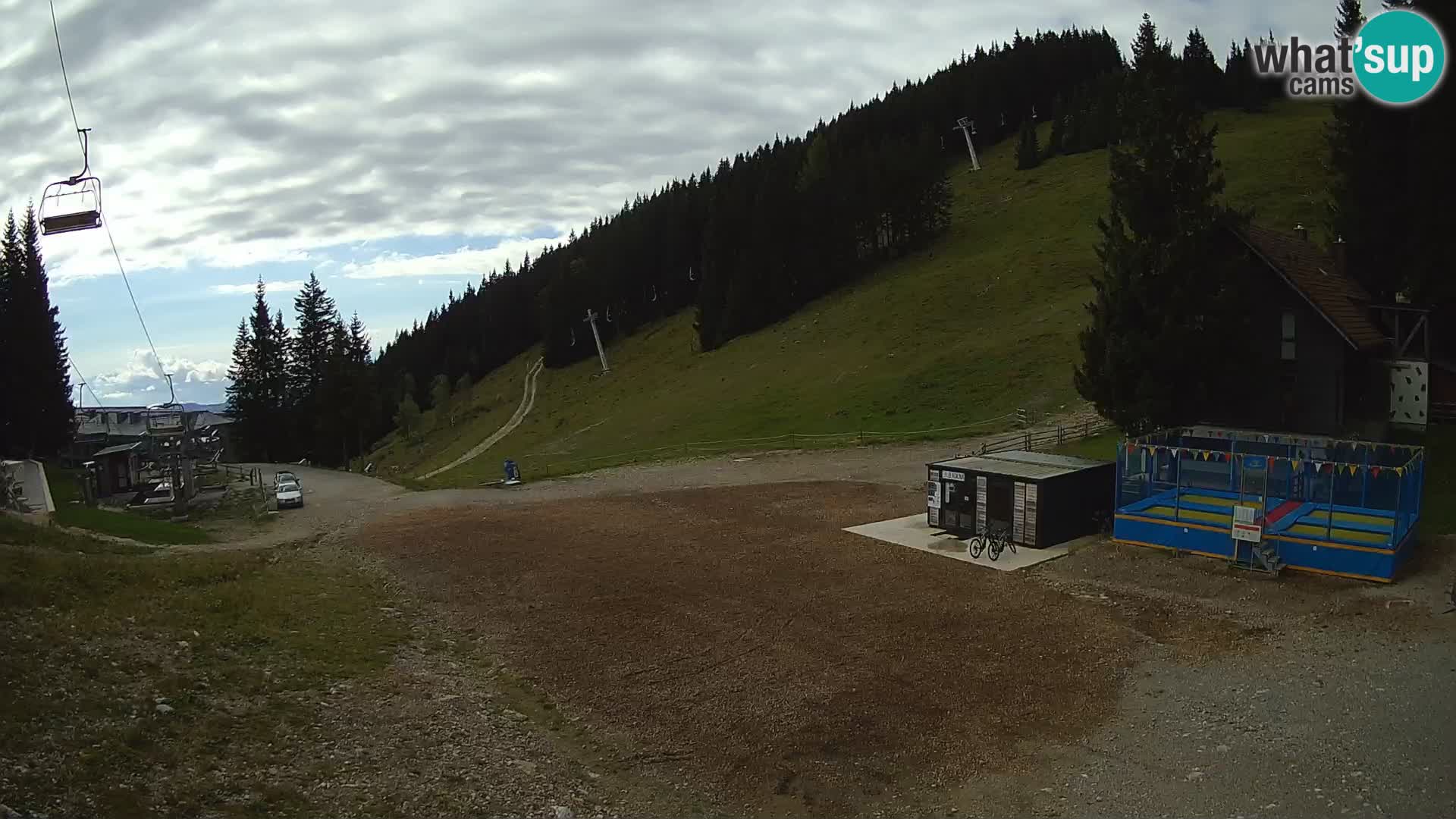 Cámara web en vivo de la estación de esquí GOLTE – vista a Medvedjak – Eslovenia