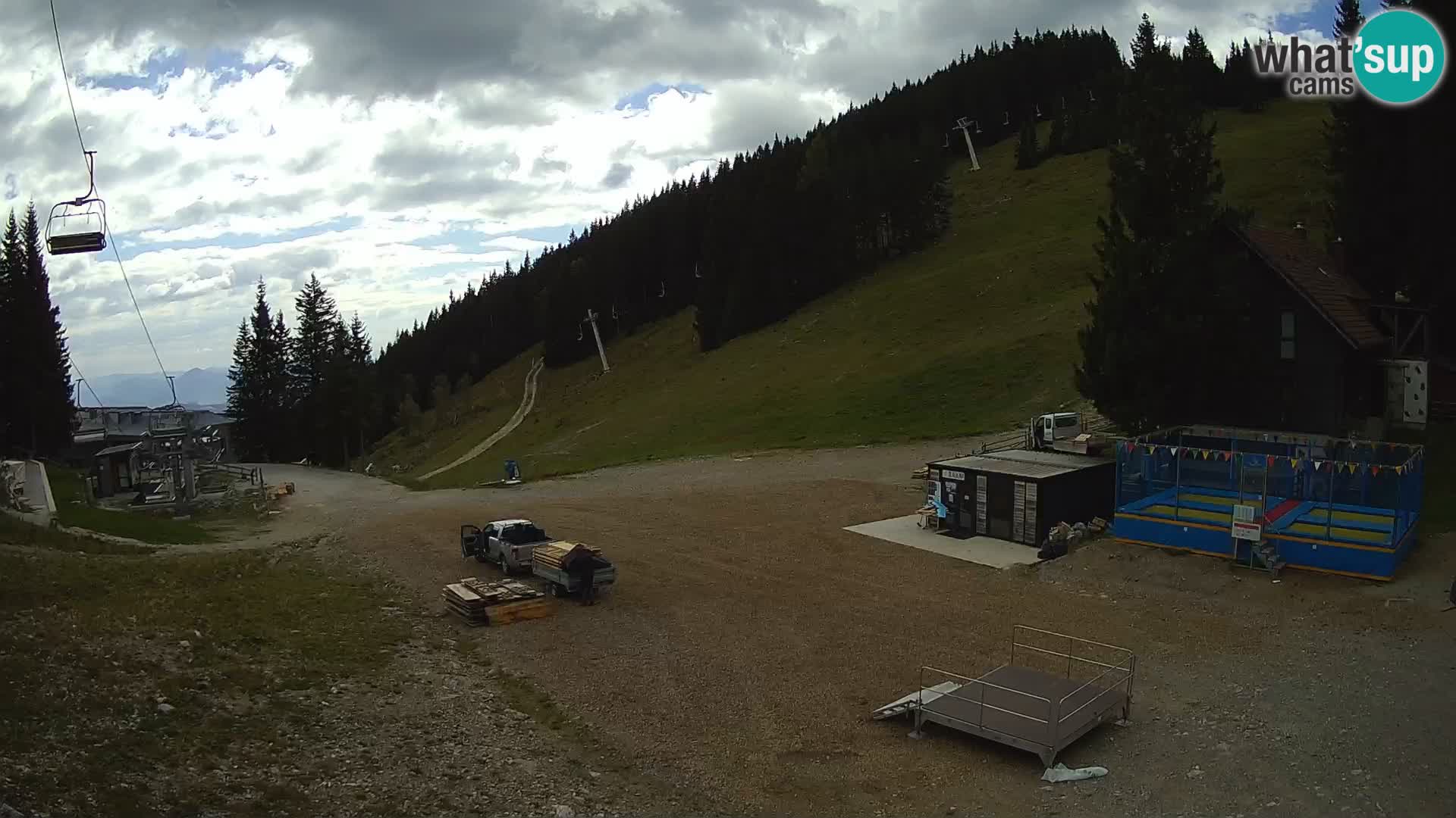 Webcam en direct de la station de ski de GOLTE – vue sur Medvedjak – Slovénie