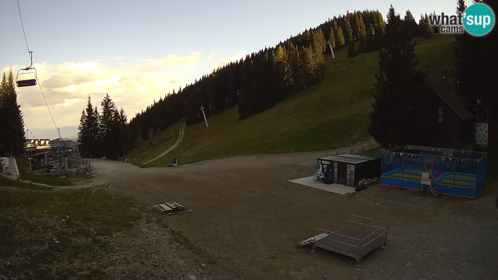 GOLTE Ski resort live webcam – view to Medvedjak – Slovenia