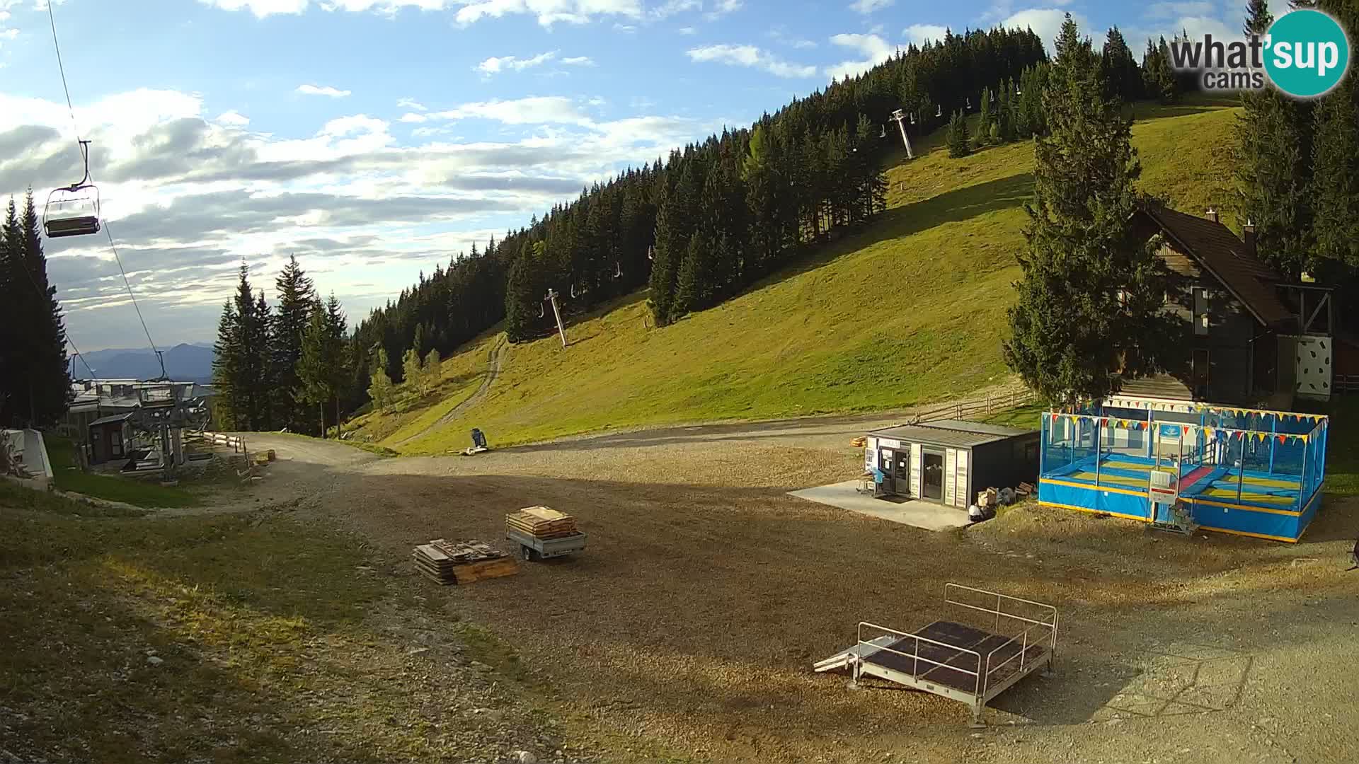 GOLTE skijalište web kamera – pogled na Medvedjak – Slovenija