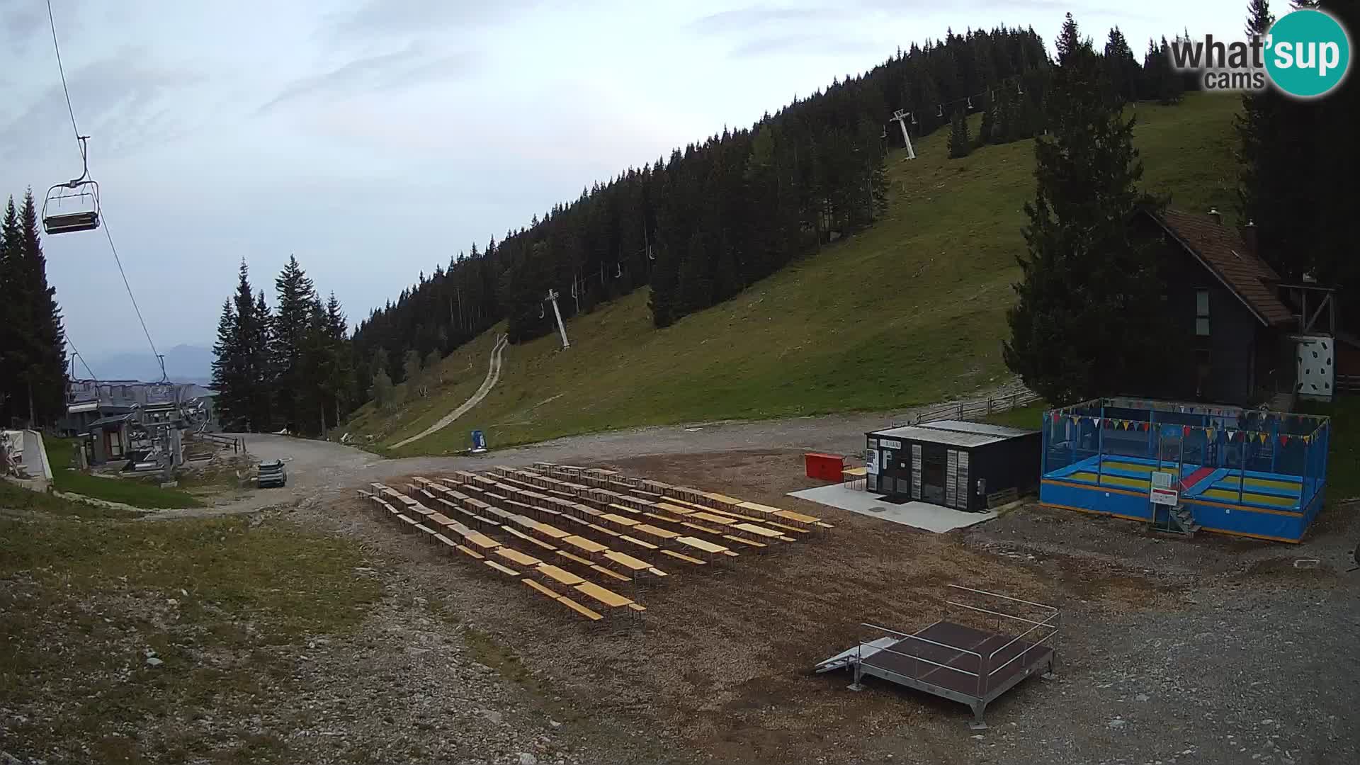 GOLTE Ski resort live webcam – view to Medvedjak – Slovenia