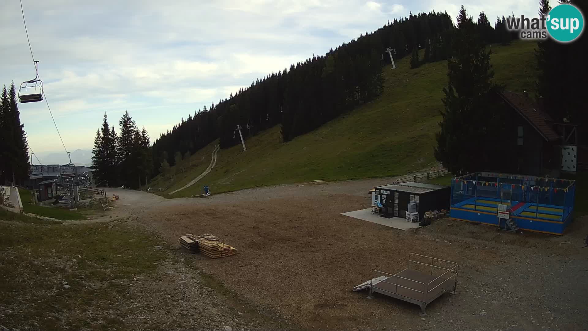 Cámara web en vivo de la estación de esquí GOLTE – vista a Medvedjak – Eslovenia