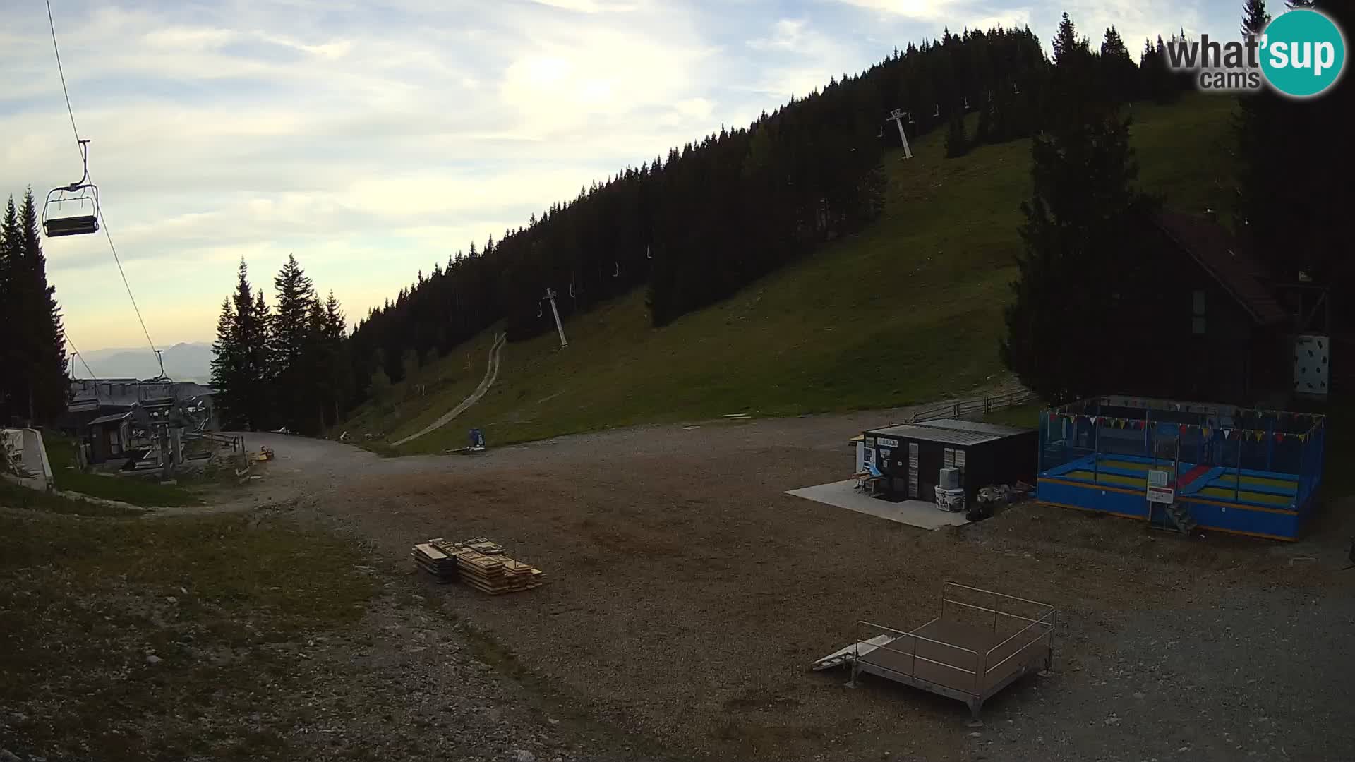 Cámara web en vivo de la estación de esquí GOLTE – vista a Medvedjak – Eslovenia