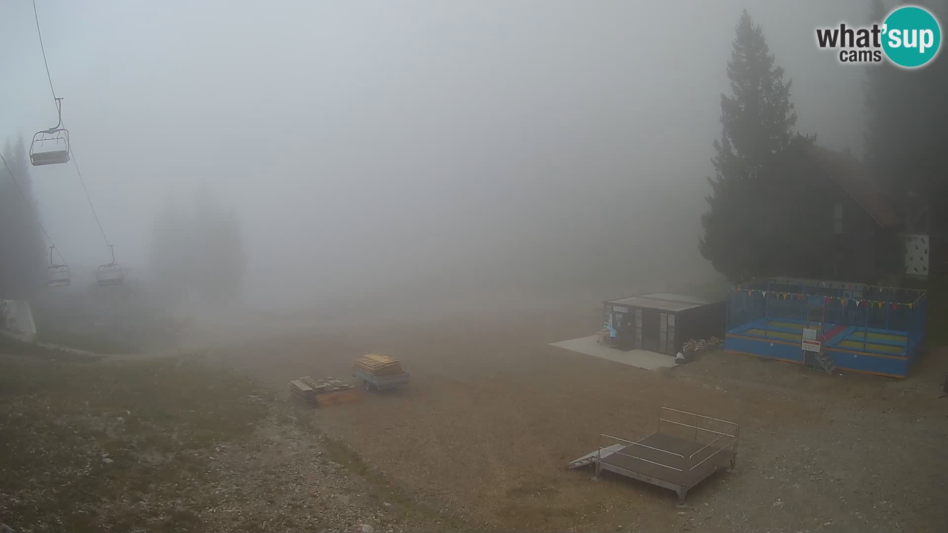 Cámara web en vivo de la estación de esquí GOLTE – vista a Medvedjak – Eslovenia