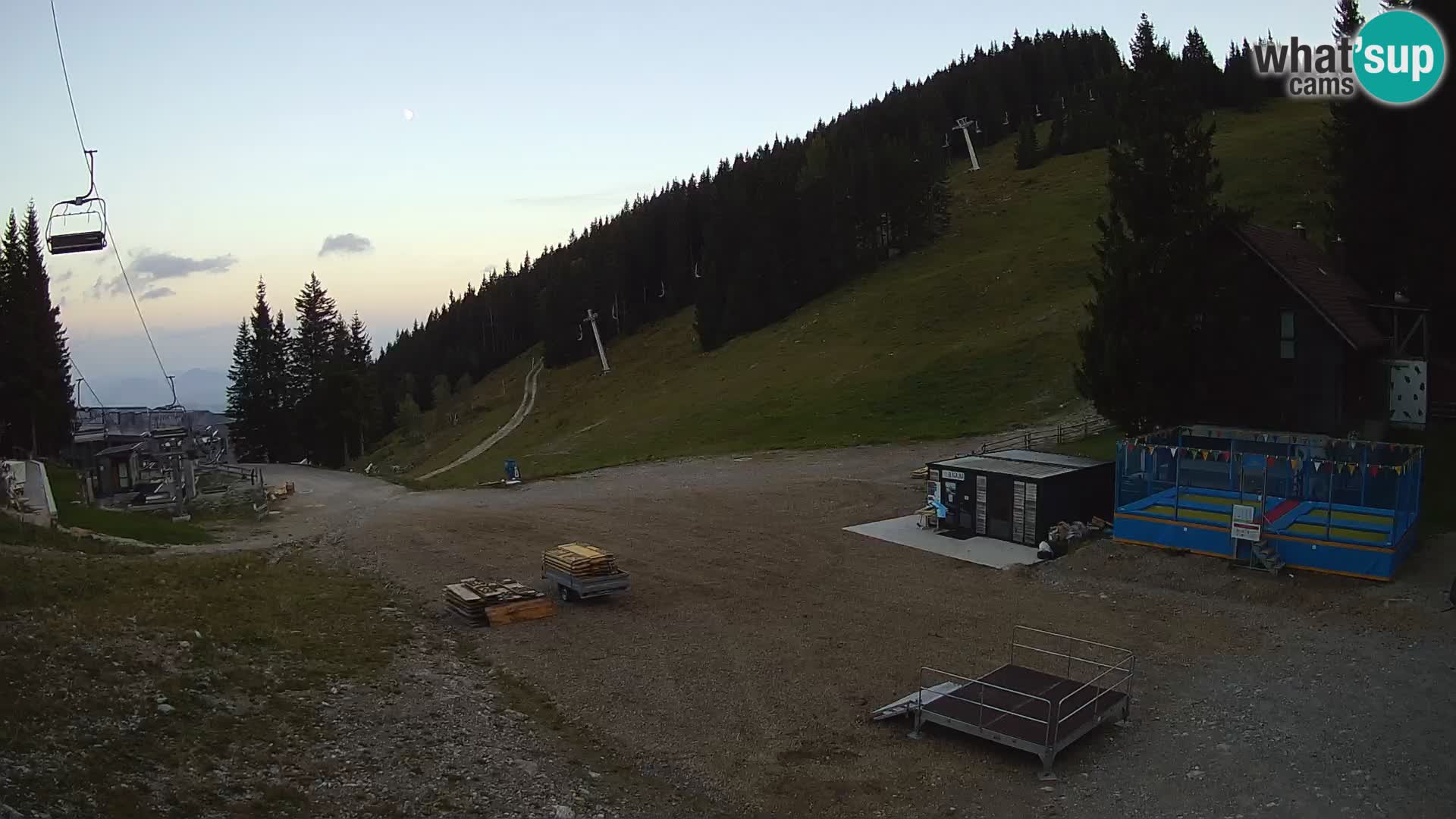 GOLTE Ski resort live webcam – view to Medvedjak – Slovenia