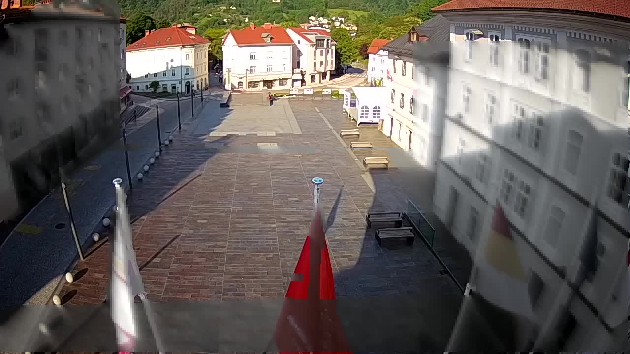 Idrija – Mestni trg (hiša slikarja Jurija Tavčarja – idrijskega)