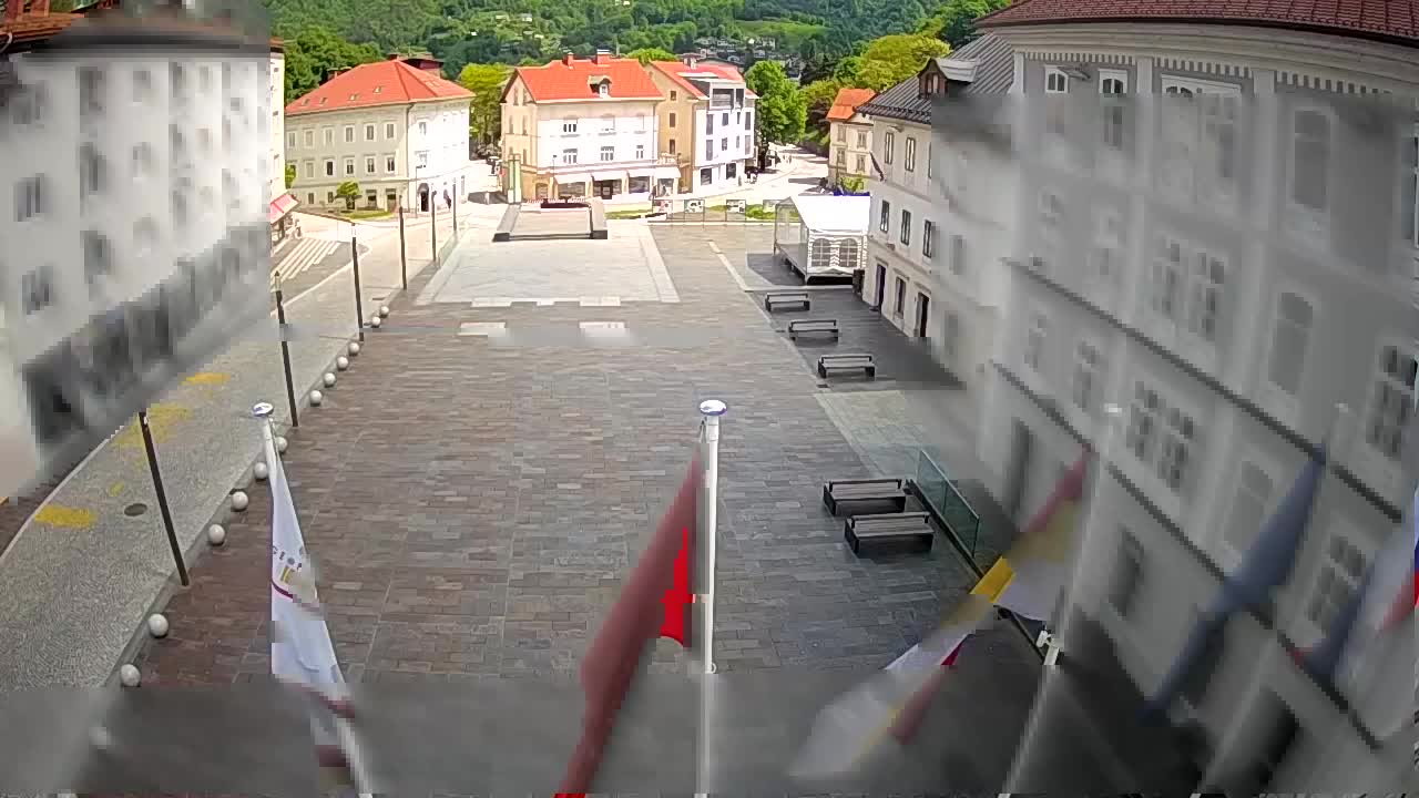 Idrija – Mestni trg (house of painter Jurij Tavčar)