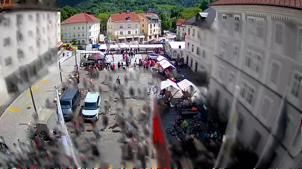Idrija – Mestni trg (kuća slikara Jurija Tavčara)