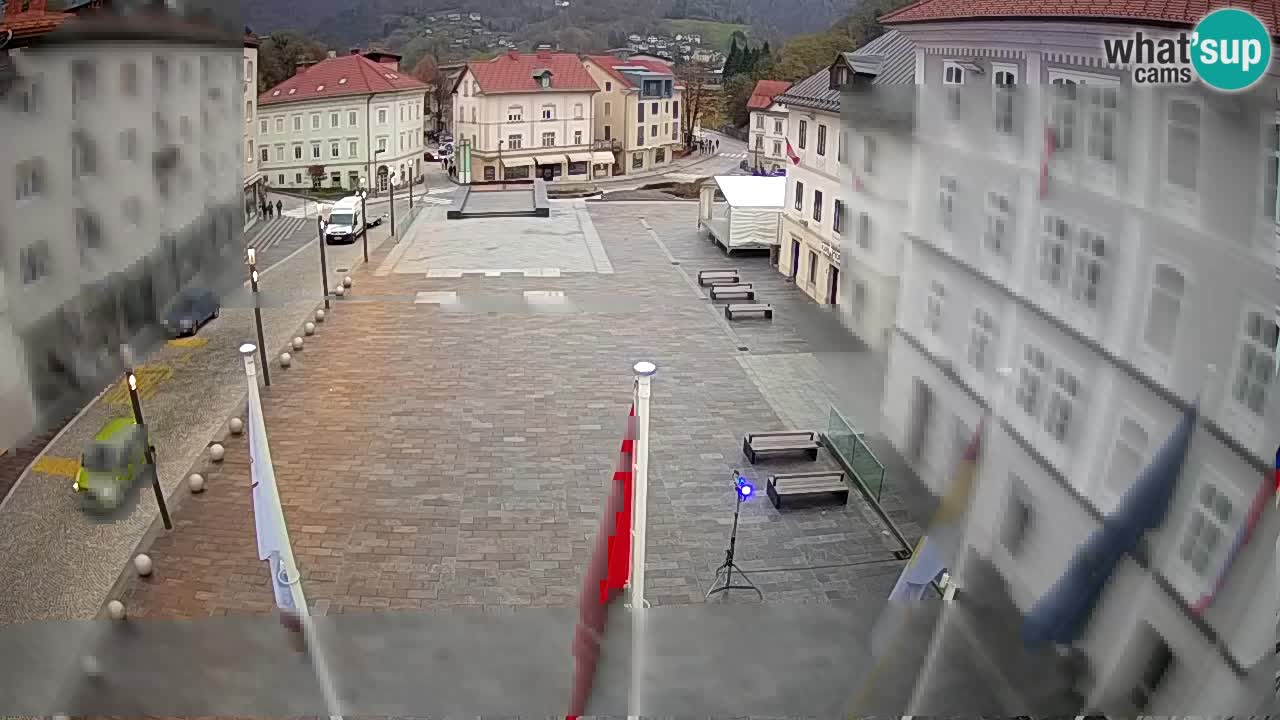 Idrija – Mestni trg (kuća slikara Jurija Tavčara)