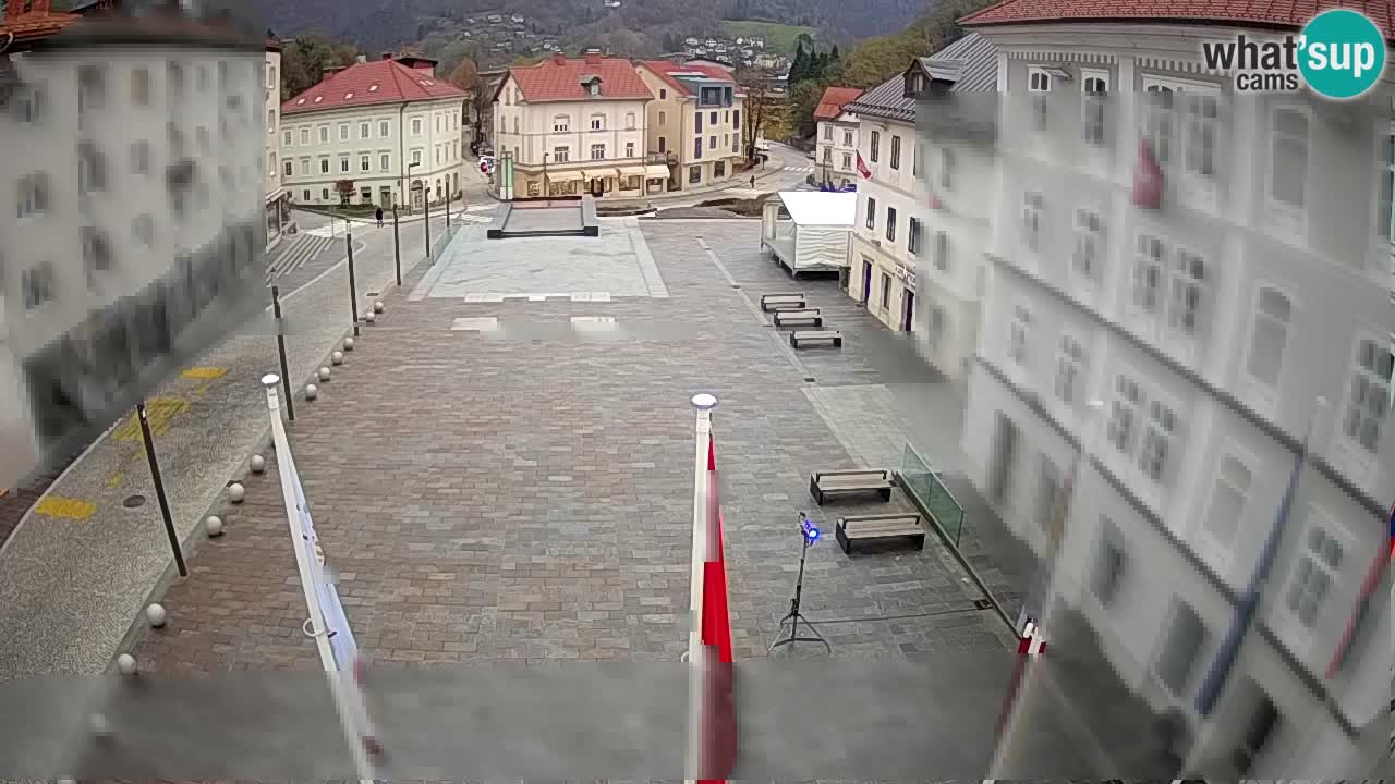 Idrija – Mestni trg (hiša slikarja Jurija Tavčarja – idrijskega)