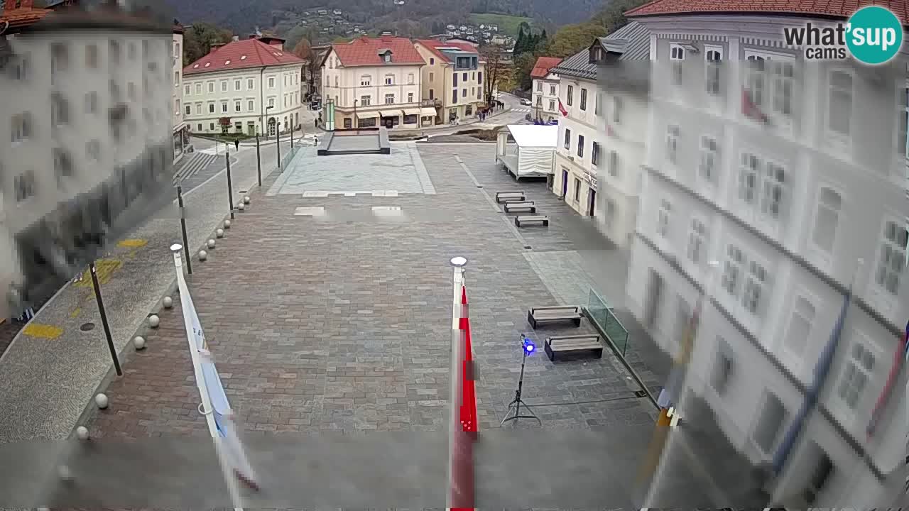 Idrija – Mestni trg (kuća slikara Jurija Tavčara)