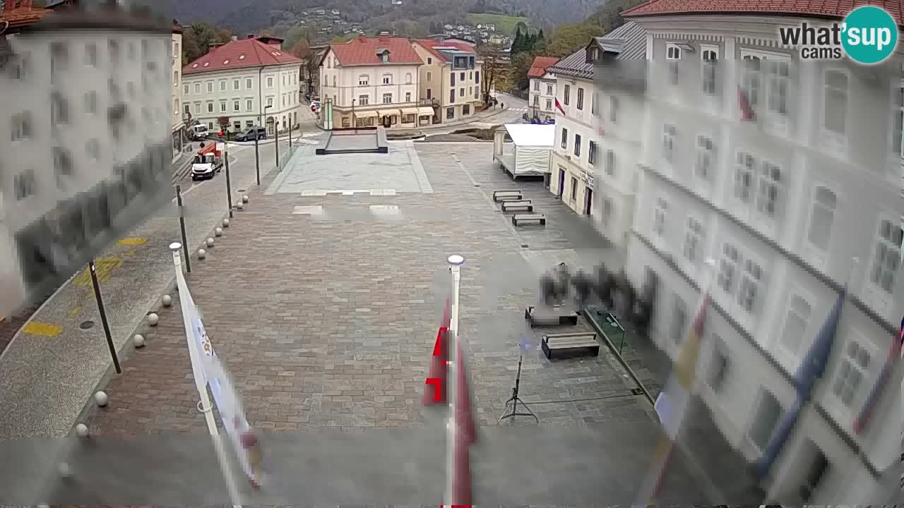 Idrija – Mestni trg (hiša slikarja Jurija Tavčarja – idrijskega)