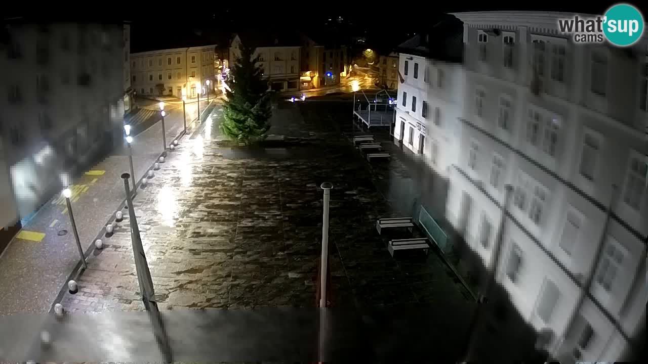 Idrija – Mestni trg (Haus des Malers Jurij Tavčar)