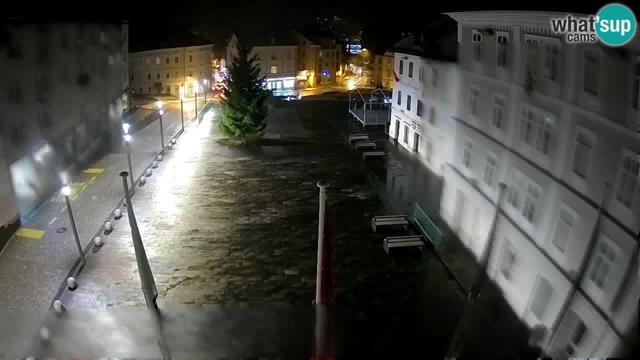 Idrija – Mestni trg (kuća slikara Jurija Tavčara)