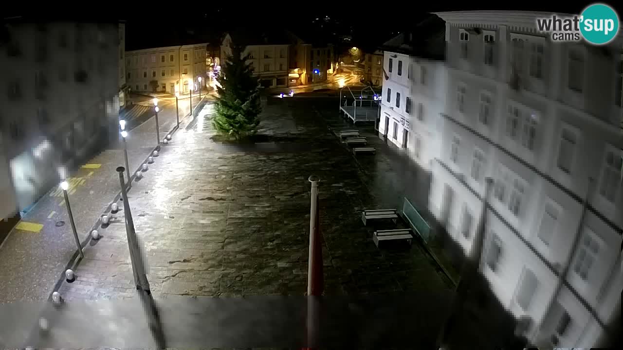 Idrija – Mestni trg (kuća slikara Jurija Tavčara)