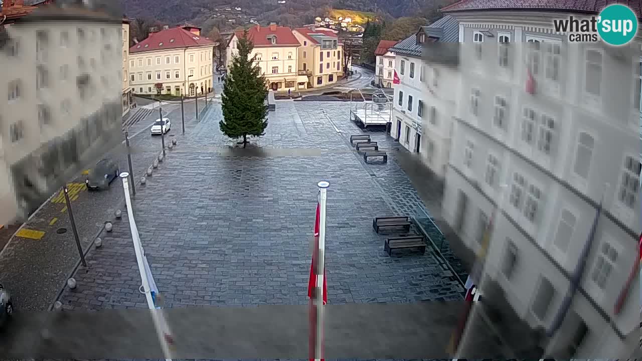 Idrija – Mestni trg (hiša slikarja Jurija Tavčarja – idrijskega)