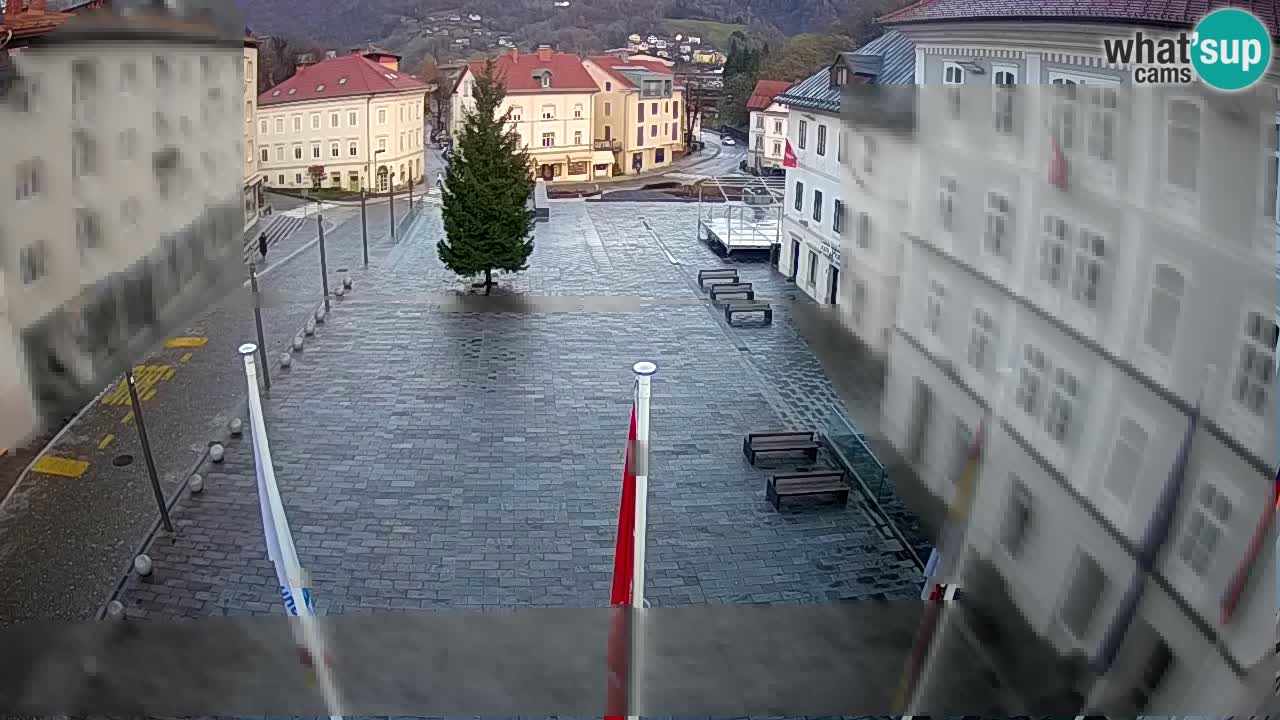 Idrija – Mestni trg (kuća slikara Jurija Tavčara)