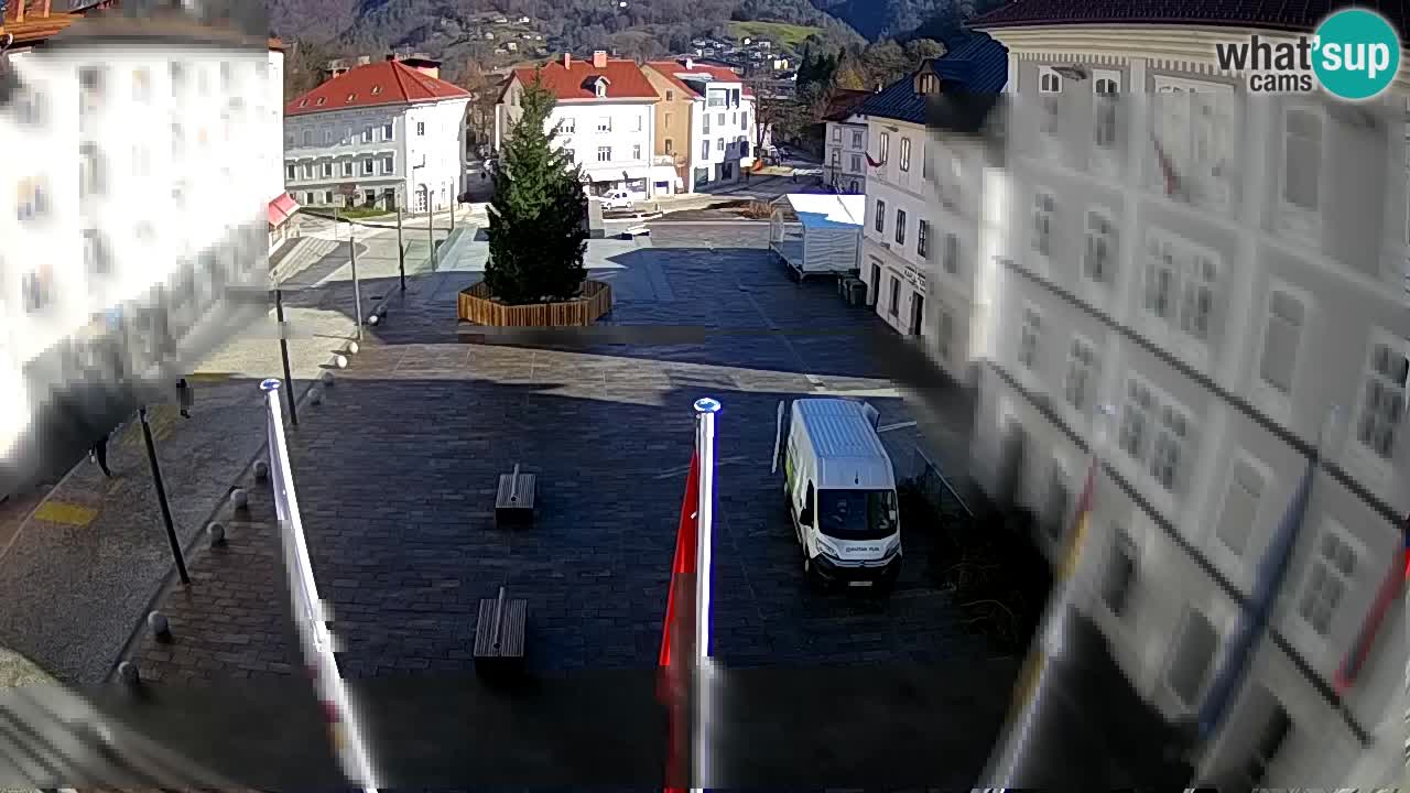 Idrija – Mestni trg (kuća slikara Jurija Tavčara)